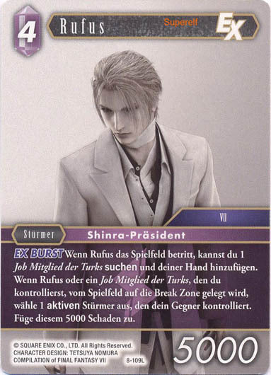 Final Fantasy Opus 8-109 L Rufus Blitz