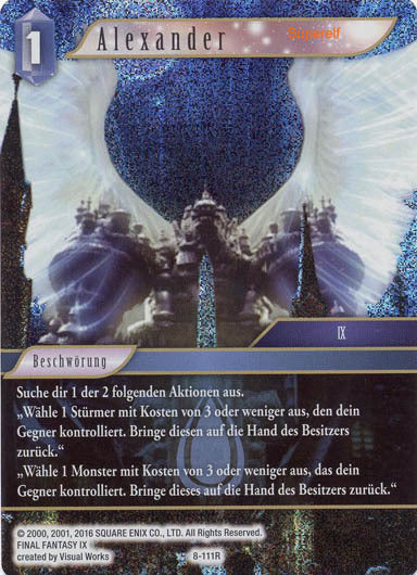 Final Fantasy Opus 8-111 R Alexander Wasser