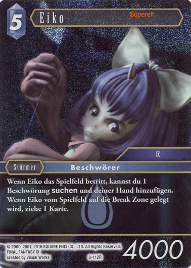 Final Fantasy Opus 8-112 R Eiko Wasser