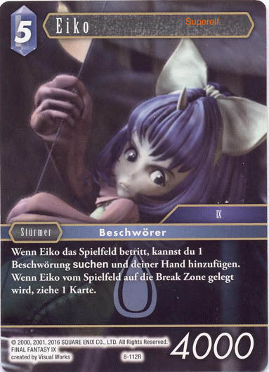 Final Fantasy Opus 8-112 R Eiko Wasser