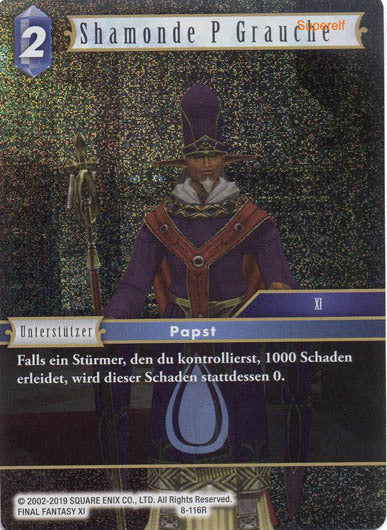 Final Fantasy Opus 8-116 R Shamonde P Grauche Wasser