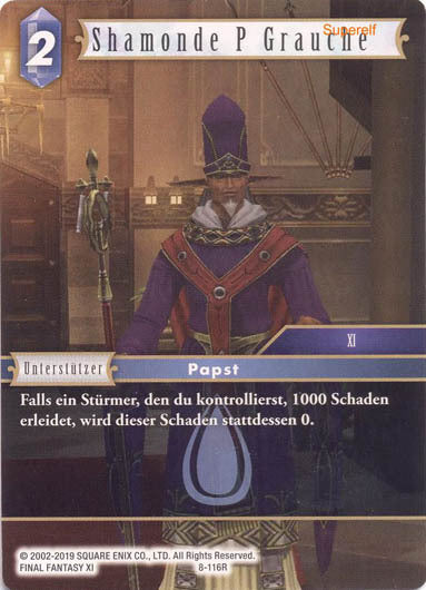 Final Fantasy Opus 8-116 R Shamonde P Grauche Wasser