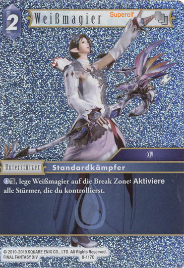 Final Fantasy Opus 8-117 C Weißmagier Wasser