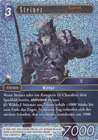 Final Fantasy Opus 8-118 H Steiner Wasser