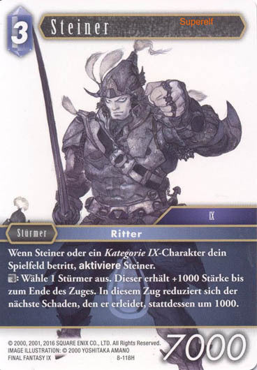 Final Fantasy Opus 8-118 H Steiner Wasser