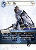 Final Fantasy Opus 8-121 C Paladin Wasser