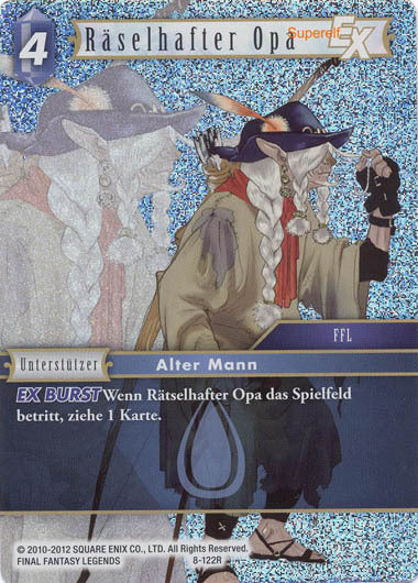 Final Fantasy Opus 8-122 R Rätselhafter Opa Wasser