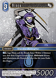 Final Fantasy Opus 8-124 C Ninja Wasser
