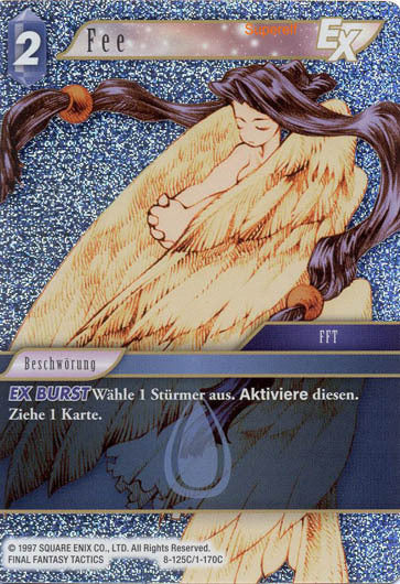 Final Fantasy Opus 8-125 C Fee Wasser