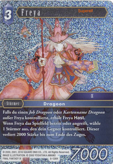 Final Fantasy Opus 8-126 H Freya Wasser