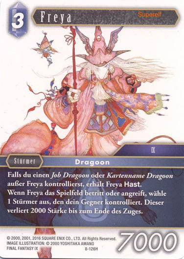 Final Fantasy Opus 8-126 H Freya Wasser