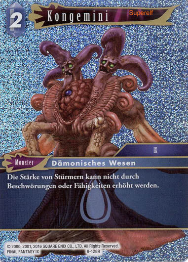 Final Fantasy Opus 8-128 R Kongemini Wasser