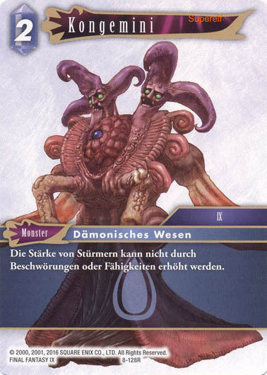 Final Fantasy Opus 8-128 R Kongemini Wasser