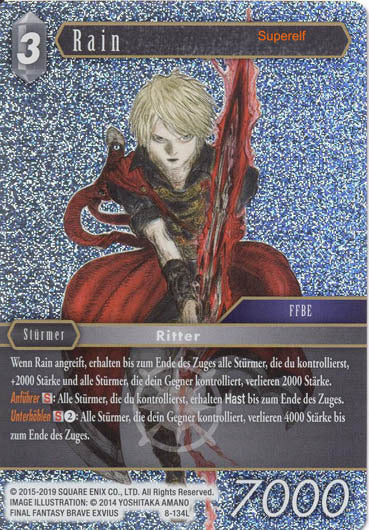 Final Fantasy Opus 8-134 L Rain Licht