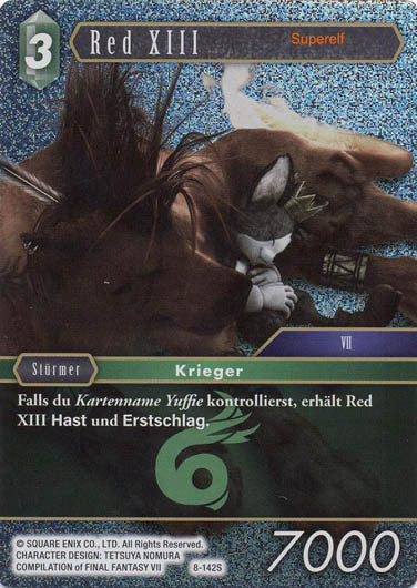 Final Fantasy Opus 8-142 S Red XIII Wind