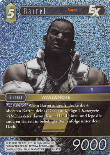Final Fantasy Opus 8-145 S Barret Erde