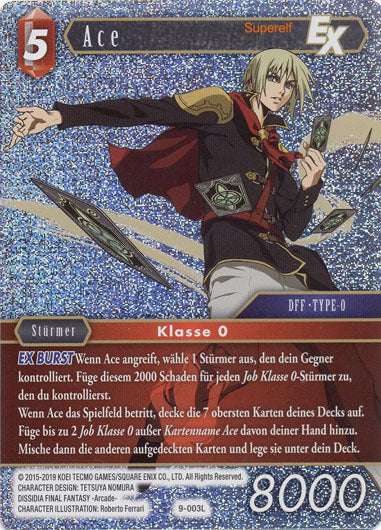 Final Fantasy Opus 9-003 L Ace Feuer
