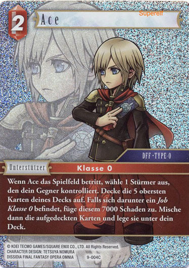 Final Fantasy Opus 9-004 C Ace Feuer