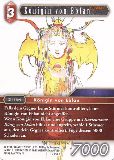 Final Fantasy Opus 9-006 H Königin von Eblan Feuer