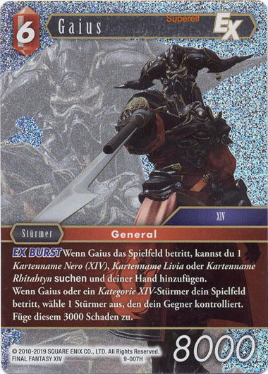 Final Fantasy Opus 9-007 H Gaius Feuer