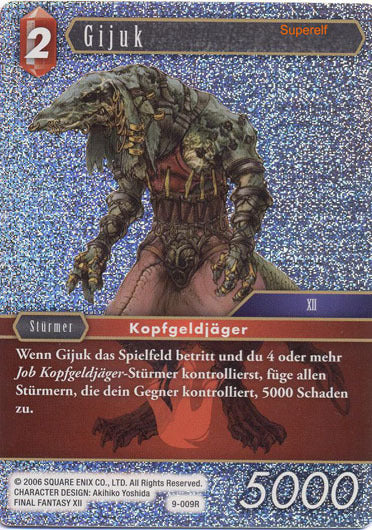 Final Fantasy Opus 9-009 R Gijuk Feuer