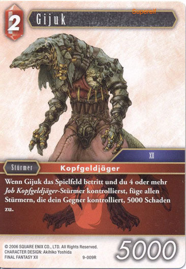 Final Fantasy Opus 9-009 R Gijuk Feuer