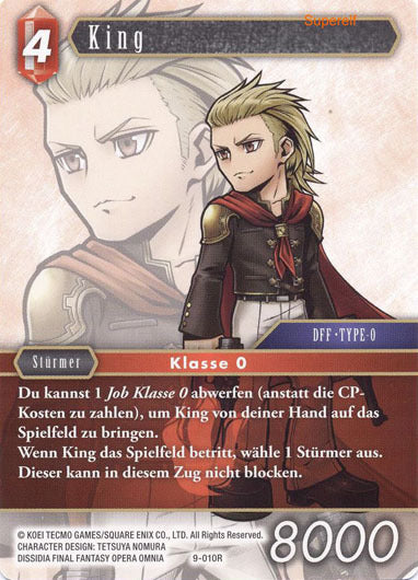 Final Fantasy Opus 9-010 R King Feuer