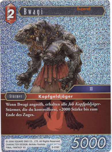 Final Fantasy Opus 9-016 C Bwagi Feuer