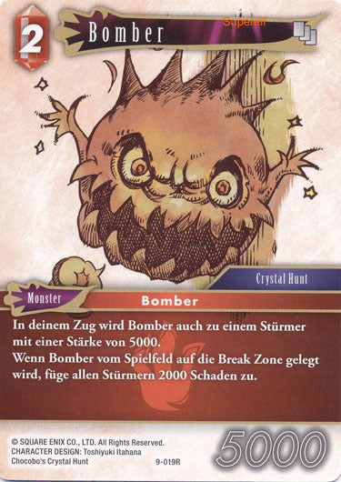 Final Fantasy Opus 9-019 R Bombe Feuer