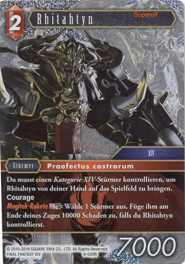 Final Fantasy Opus 9-020 R Rhitahtyn Feuer