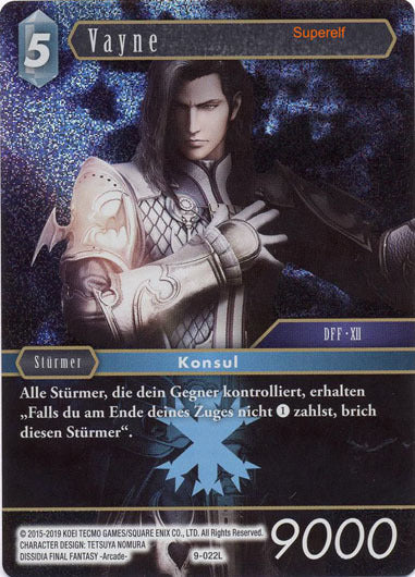 Final Fantasy Opus 9-022 L Vayne Eis