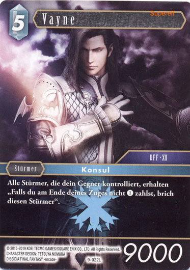 Final Fantasy Opus 9-022 L Vayne Eis