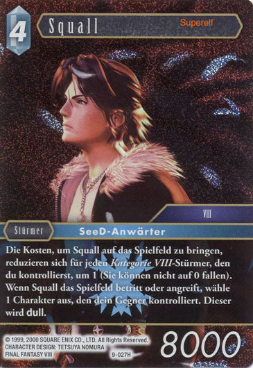 Final Fantasy Opus 9-027 H Squall Eis