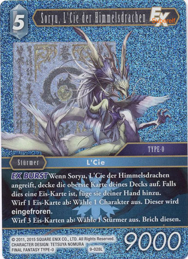 Final Fantasy Opus 9-028 L Soryu L`Cie der Himmelsdrachen Eis