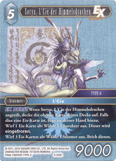 Final Fantasy Opus 9-028 L Soryu L`Cie der Himmelsdrachen Eis