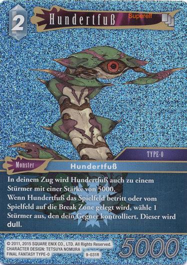 Final Fantasy Opus 9-031 R Hundertfuß Eis