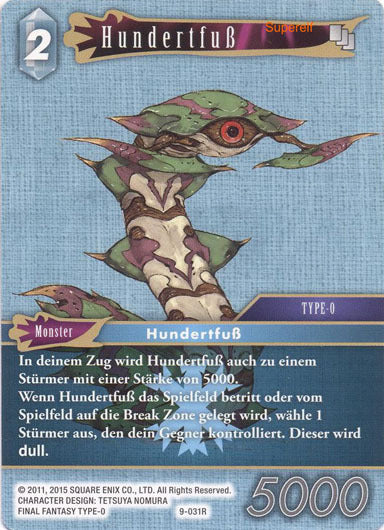 Final Fantasy Opus 9-031 R Hundertfuß Eis