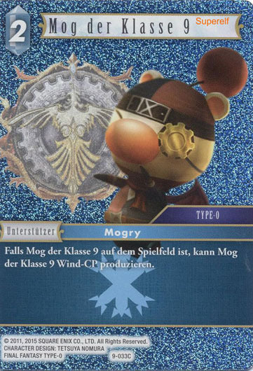 Final Fantasy Opus 9-033 C Mog der Klasse 9 Eis