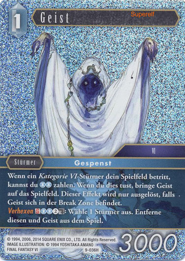 Final Fantasy Opus 9-036 H GEist Eis