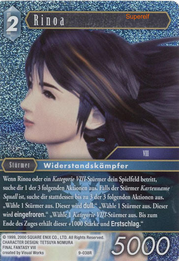 Final Fantasy Opus 9-038 R Rinoa Eis