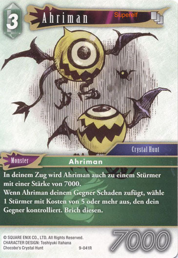 Final Fantasy Opus 9-041 R Ahriman Wind