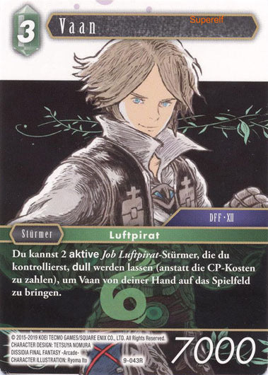 Final Fantasy Opus 9-043 R Vaan Wind