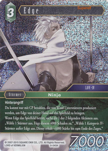 Final Fantasy Opus 9-045 H Edge Wind