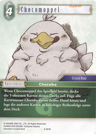 Final Fantasy Opus 9-051 R Chocomoppel Wind