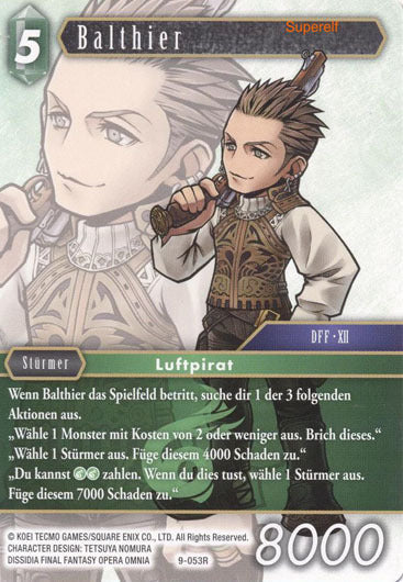 Final Fantasy Opus 9-053 R Balthier Wind