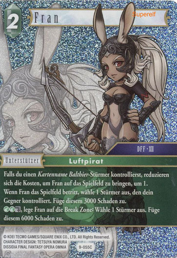 Final Fantasy Opus 9-055 C Fran Wind