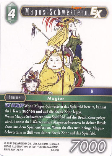 Final Fantasy Opus 9-056 H Magus-Schwestern Wind