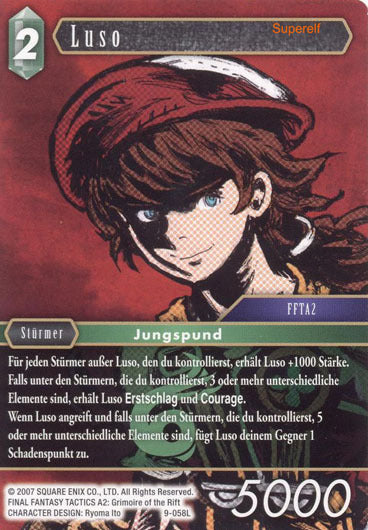 Final Fantasy Opus 9-058 L Luso Wind