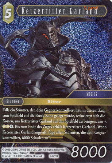 Final Fantasy Opus 9-061 R Ketzerritter Garland Erde