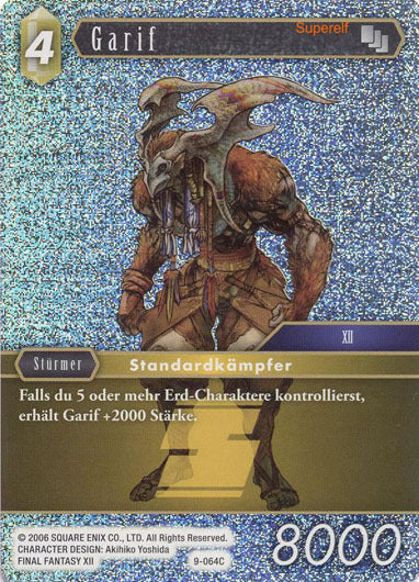 Final Fantasy Opus 9-064 C Garif Erde